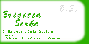 brigitta serke business card